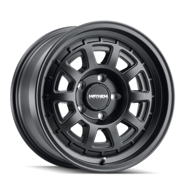 Mayhem 8303 Voyager 18x9 / 6x139.7 BP / 0mm Offset / 106mm Hub Matte Black Wheel