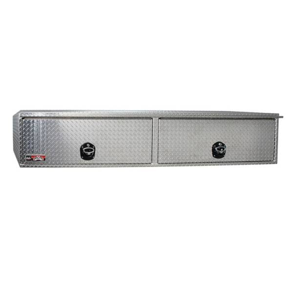 Westin/Brute HD Top Sider 13in x 96in w/flip up Doors - Aluminum