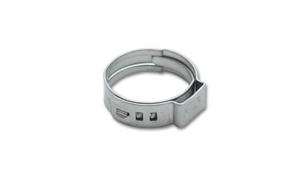 Vibrant One Ear Stepless Pinch Clamps 20.3-23.5mm clamping range (Pack of 10) SS 7mm band width