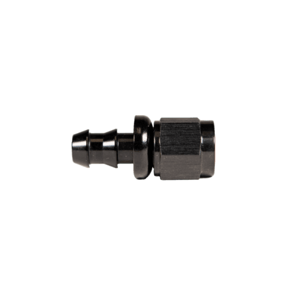 Fleece Performance Universal -6AN Straight to Hose Barb - Black