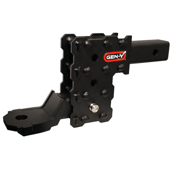 Gen-Y Phantom-X 2in Solid Shank 4.5in Drop 1K TW 10K Hitch w/GH-103705 Platinum Ball Mount