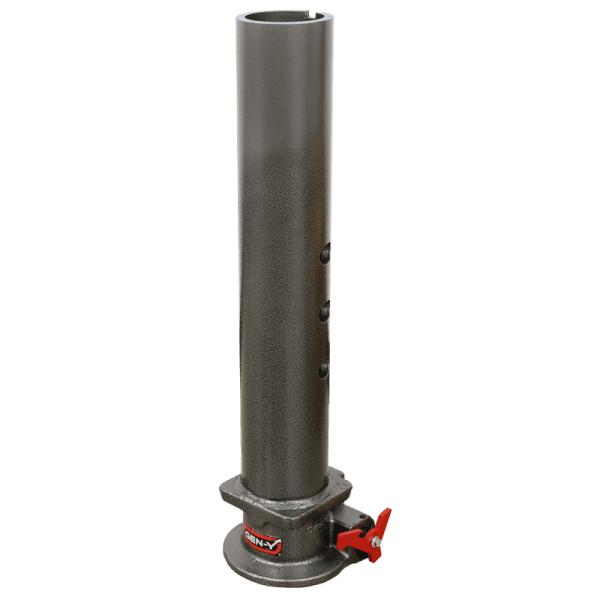 Gen-Y Viking 4in Round Tube Gooseneck Static Hitch w/SnapLatch 2-5/16in Coupler 8.5K TW 30K