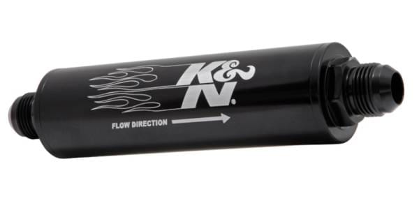 K&N 2in OD x 9in L 10AN 25 Micron In-Line Fuel/Oil Filter