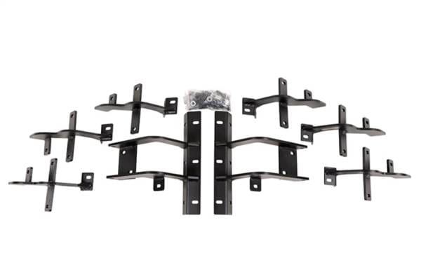 Deezee 15-23 Ford F-150/Super Duty Running Board Hex Bed Access Bracket Kit