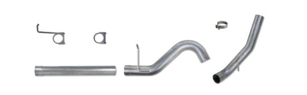 Diamond Eye KIT 4in DPF-BACK Single AL: 11-12 CHEVY 6.6L 2500/350