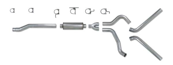 Diamond Eye KIT 4in Catback DUAL AL: 03-07 FORD 6.0L F250/F350