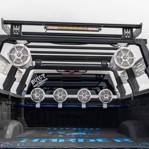 DS18 Tower Speakers Towers Speakers 10in 1in Driver 300 Watts RMS w/ RGB LED Lights White