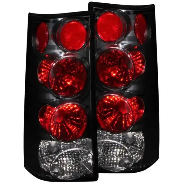 ANZO 1996-2002 GMC Savana Taillights Black thumbnail 2