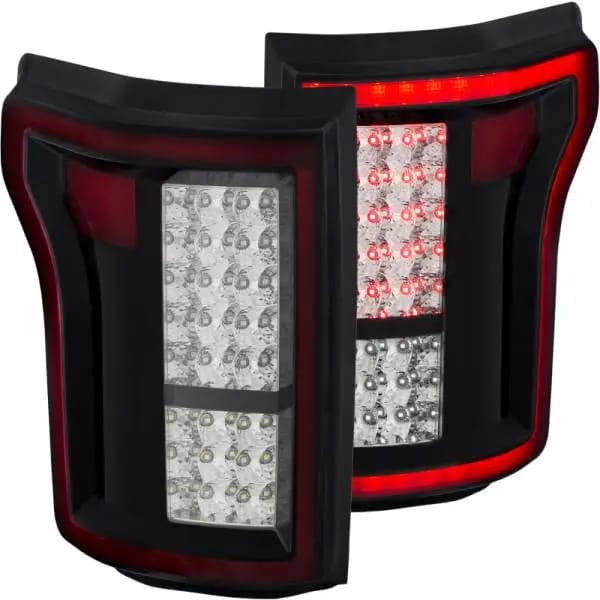ANZO 2015-2016 Ford F-150 LED Taillights Red/Clear thumbnail 2