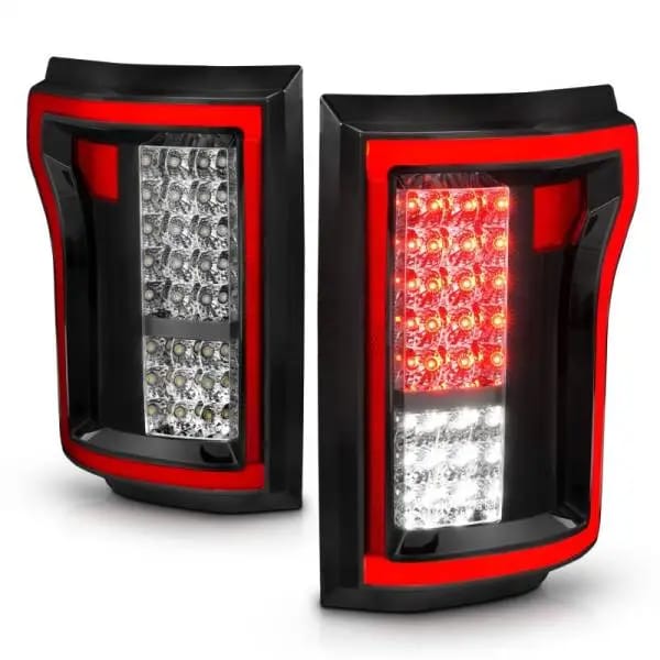 ANZO 2015-2016 Ford F-150 LED Taillights Red/Clear thumbnail 4
