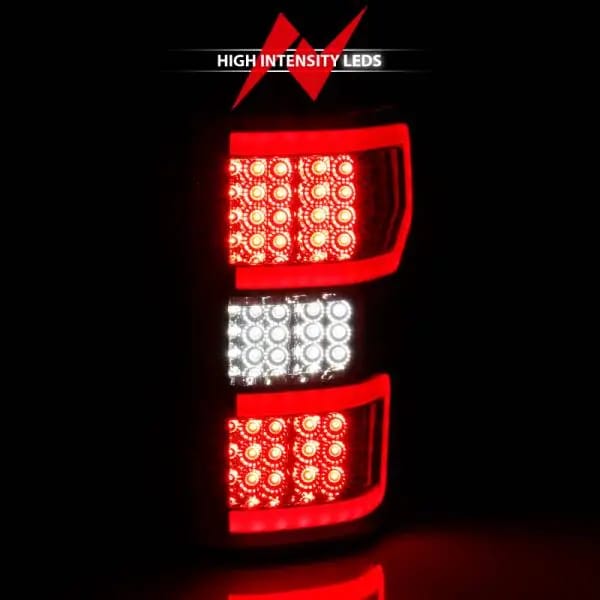 ANZO 2018-2019 Ford F-150 LED Taillight Chrome (Red Light Bar) (w/ Sequential) thumbnail 10