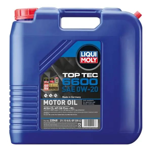 LIQUI MOLY 20L Top Tec 6600 Motor Oil SAE 0W20 thumbnail 2
