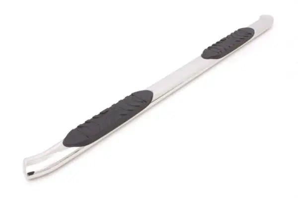 Lund 01-13 Chevy Silverado 1500 Crew Cab 5in. Curved Oval SS Nerf Bars - Polished thumbnail 2