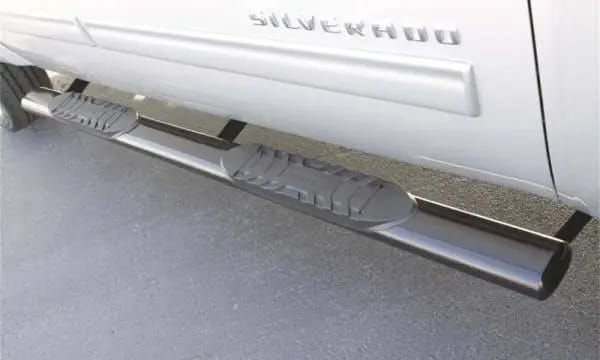 Lund 03-09 Dodge Ram 2500 Quad Cab 5in. Oval Straight SS Nerf Bars - Polished thumbnail 3