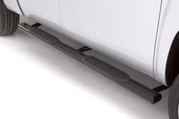 Lund 03-09 Dodge Ram 2500 Quad Cab 5in. Oval Straight Steel Nerf Bars - Black thumbnail 4