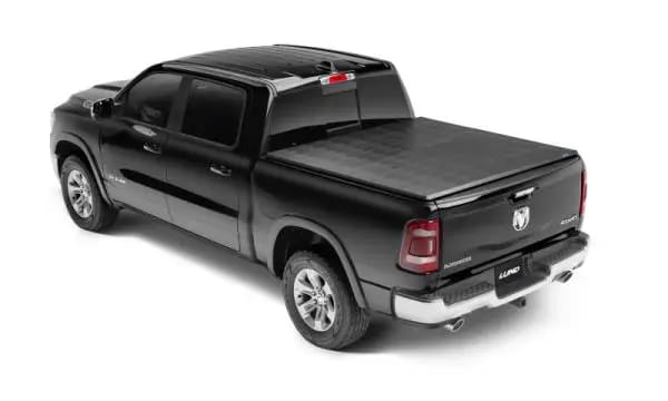 Lund 02-17 Dodge Ram 1500 (6.5ft. BedExcl. Beds w/Rambox) Genesis Tri-Fold Tonneau Cover - Black thumbnail 2