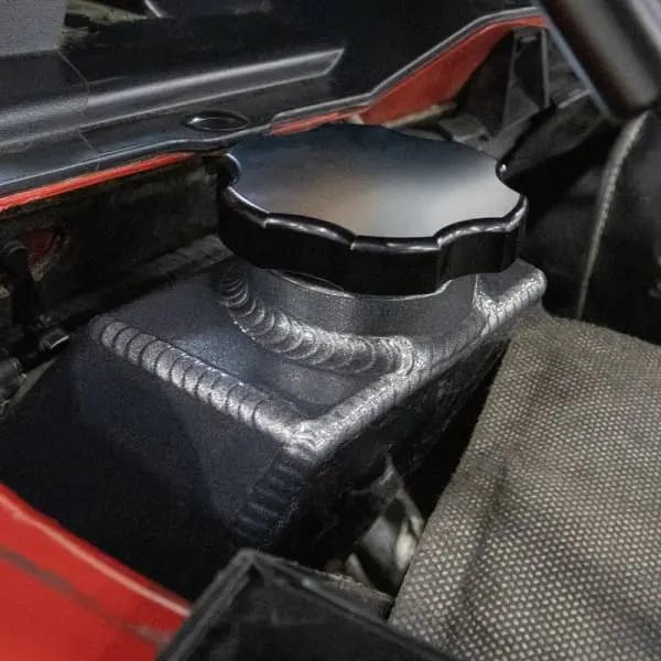 Wehrli 10-12 Cummins 6.7L Coolant Tank (OEM Placement) - Bronze Chrome thumbnail 7