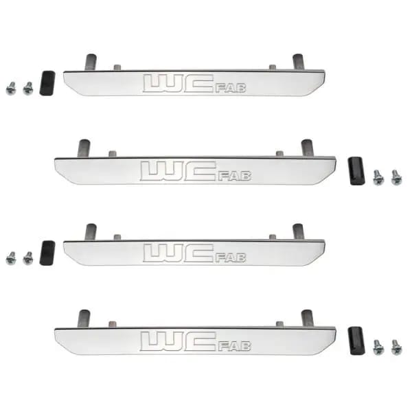 Wehrli 2020+ GMC 2500/3500HD Fender Flare Marker Light Delete Kit w/Logo - Raw Finish thumbnail 2