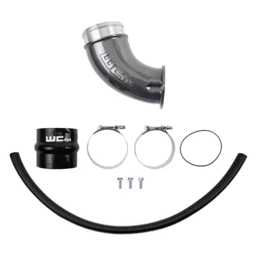 Wehrli 01-04 Duramax LB7 4in High Flow Intake Horn - WCFab Grey