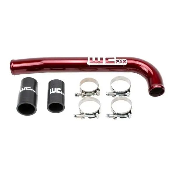 Wehrli 03-09 Dodge 5.9L/6.7L Cummins (Non-Twin CP3) Upper Coolant Pipe - WCFab Red thumbnail 2
