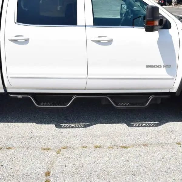 Westin 04-13 Chevrolet Silverado Outlaw Drop Nerf Step Bar - Textured Black thumbnail 6