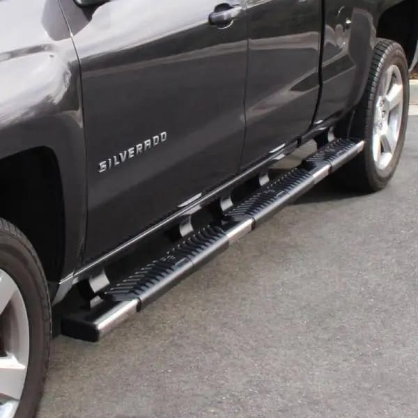 Westin 07-18 Chevrolet Silverado 1500 CC 6.5ft Bed R5 M-Series W2W Nerf Step Bars - Blk thumbnail 4