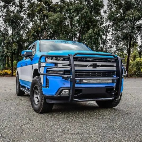 Westin 19-21 Chevy 1500 Sportsman X Grille Guard - Textured Black (Excl. 2019 Silverado LD) thumbnail 3