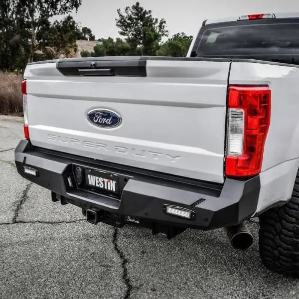 Westin 17-20 Ford F-250/350 Pro-Series Rear Bumper - Textured Black thumbnail 6