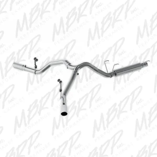 MBRP 14-16 Ram 2500/3500 6.4L 4in AL Single Side Dual Outlet Cat Back Exhaust thumbnail 2