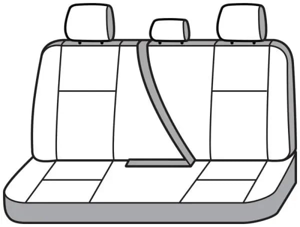Covercraft 11-24 Dodge Ram Carhartt SeatSaver Custom Second Row Seat Covers - Gravel thumbnail 3