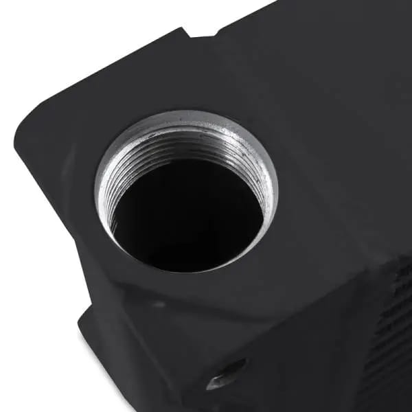 Mishimoto Heavy-Duty Oil Cooler - 17in. Opposite-Side Outlets - Black thumbnail 7