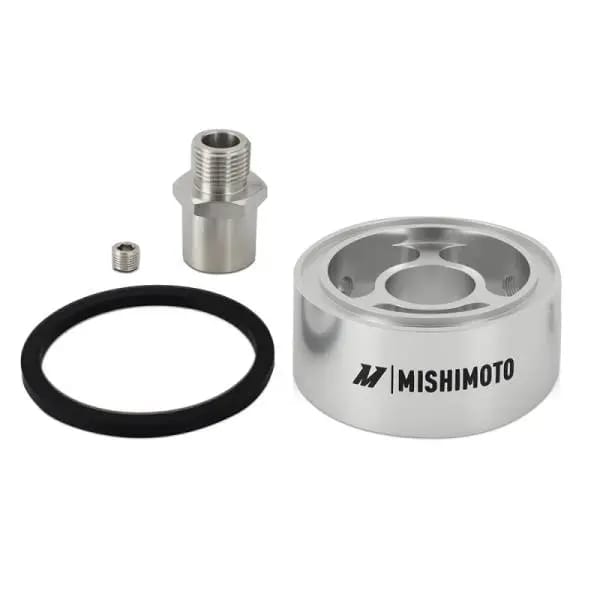 Mishimoto Oil Filter Spacer 32mm 3/4 - 16 Thread - Silver thumbnail 2