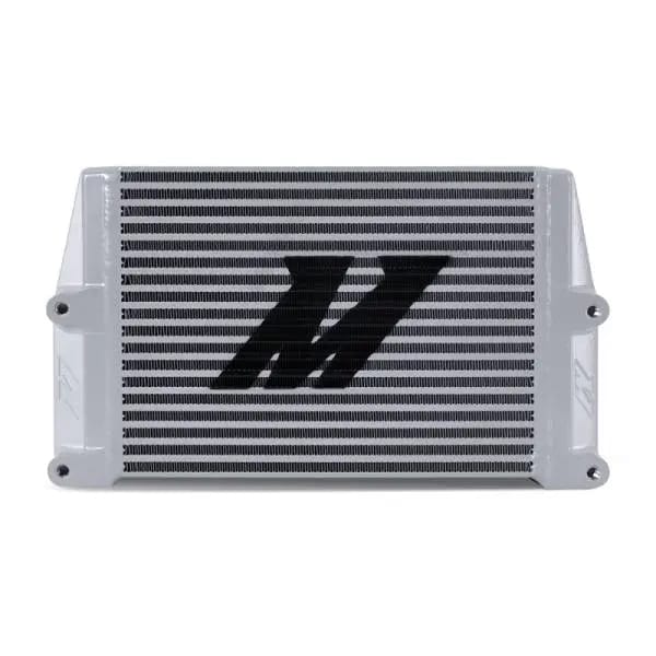 Mishimoto Heavy-Duty Oil Cooler - 10in. Same-Side Outlets - Silver thumbnail 3