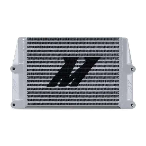 Mishimoto Heavy-Duty Oil Cooler - 10in. Same-Side Outlets - Silver thumbnail 4