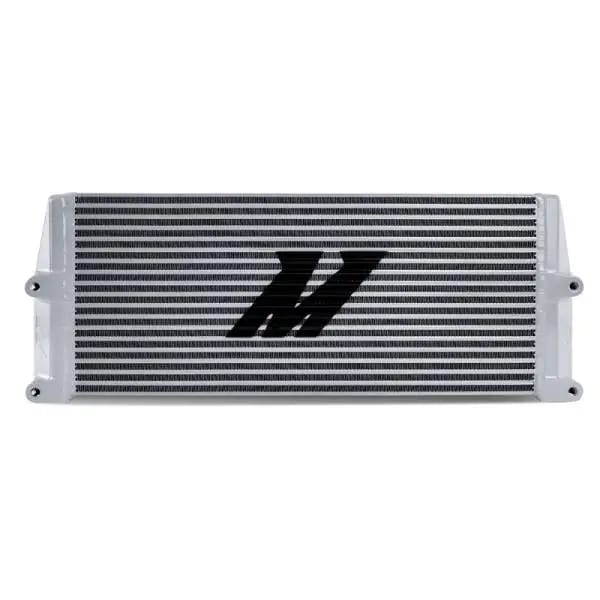 Mishimoto Heavy-Duty Oil Cooler - 17in. Same-Side Outlets - Silver thumbnail 4