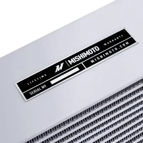 Mishimoto Heavy-Duty Oil Cooler - 17in. Same-Side Outlets - Silver thumbnail 6