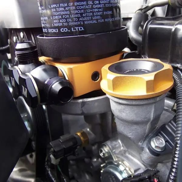 Mishimoto Oil Sandwich Plate w/ Rear-Mounted Thermostat thumbnail 8