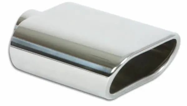 Vibrant 5.5in x 3in Oval SS Exhaust Tip (Single Wall Angle Cut Rolled Edge) thumbnail 2