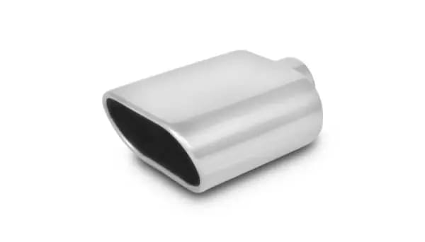 Vibrant 5.5in x 3in Oval SS Exhaust Tip (Single Wall Angle Cut Rolled Edge) thumbnail 3