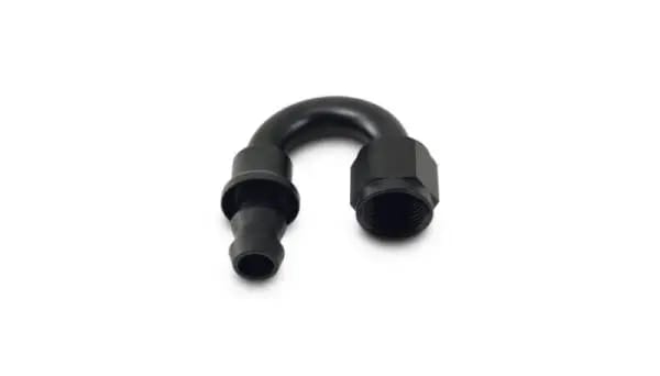Vibrant -10AN Push-On 180 Deg Hose End Fitting - Aluminum thumbnail 3