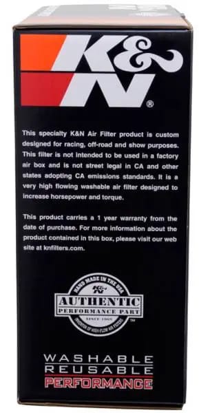 K&N Universal Custom Air Filter - Round 5.125in Flange / 14in OD / 5.125in ID / 4.625in Height thumbnail 8