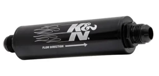K&N 2in OD x 9in L 10AN 74 Micron In-Line Fuel/Oil Filter