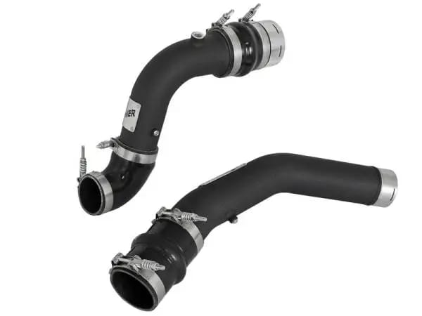 aFe Bladerunner 3in Hot and Cold Side Black Intercooler Tubes 2017 Ford Diesel Trucks V8 6.7L (td) thumbnail 5