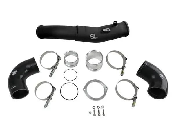 aFe 2020 Toyota Supra 3.0L 3in Black Intercooler Tube - Hot thumbnail 3