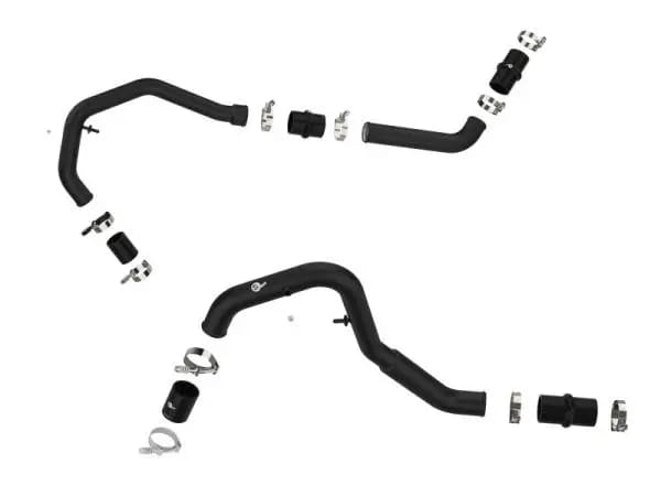 aFe Bladerunner Intercooler Hot Charge Pipe Black 2-2.5in 2021+ Ford F-150 V6-2.7L (tt) thumbnail 4