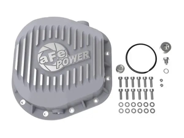 aFe Rear Differential Cover (Raw; Street Series); Ford Diesel Trucks 86-13 V8 (td) thumbnail 3