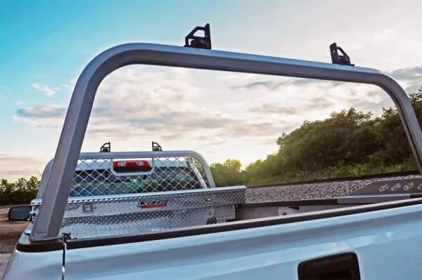 Deezee Universal Chevrolet Silverado Cargo Management Rear Rack - Standard Silver thumbnail 4