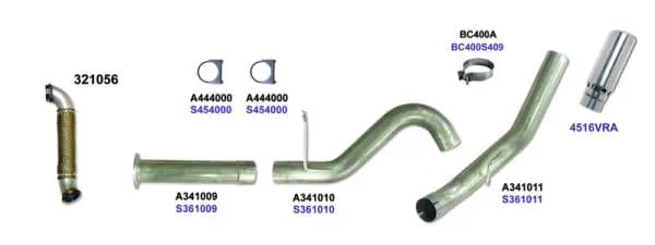 Diamond Eye KIT 4in DPF-BACK Single w/ TDP SS 07.5-10 Chevy/GMC 6.6L Duramax 2500/3500 thumbnail 3
