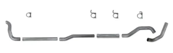 Diamond Eye KIT 4in TB MFLR RPLCMENT PIPE SGL AL: 2-WHEEL DRIVE ONLY 89-93 DODGE CUMMINS 5.9L thumbnail 5