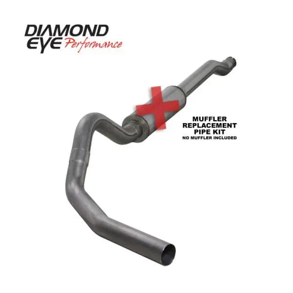 Diamond Eye KIT 4in Catback Single SS: 03-07 FORD 6.0L F250/F350 thumbnail 4